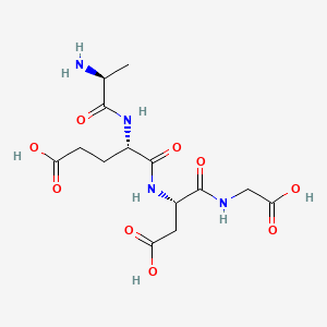 Epithalon reference structure: Ala-Glu-Asp-Gly tetrapeptide