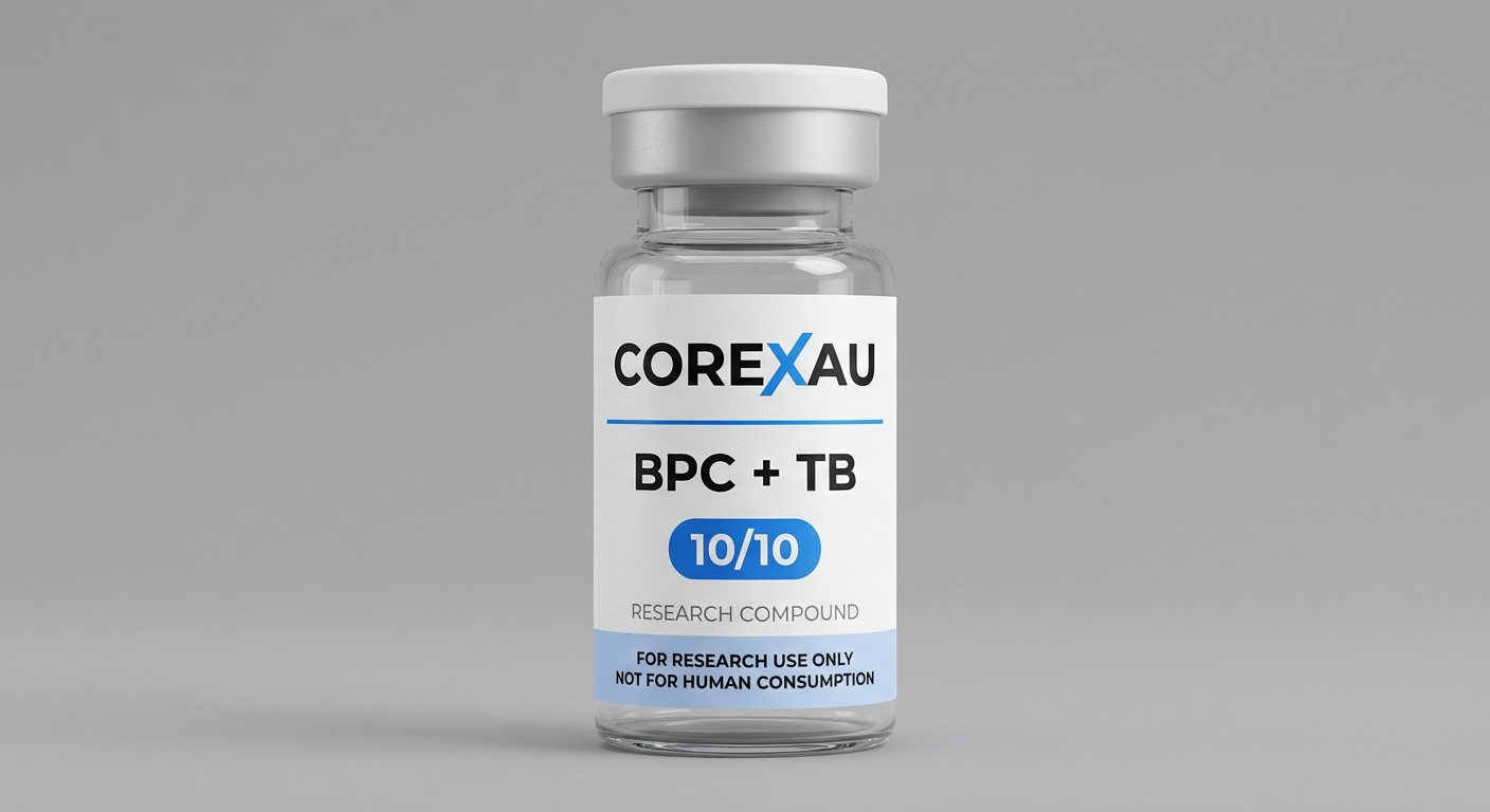 Wolverine 10mg + 10mg (BPC-157 + TB-500) vial — front view