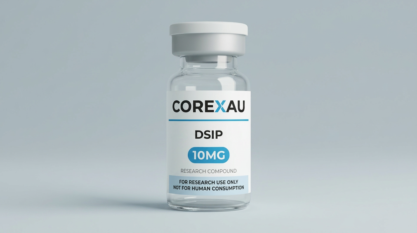 DSIP 10mg vial — front view