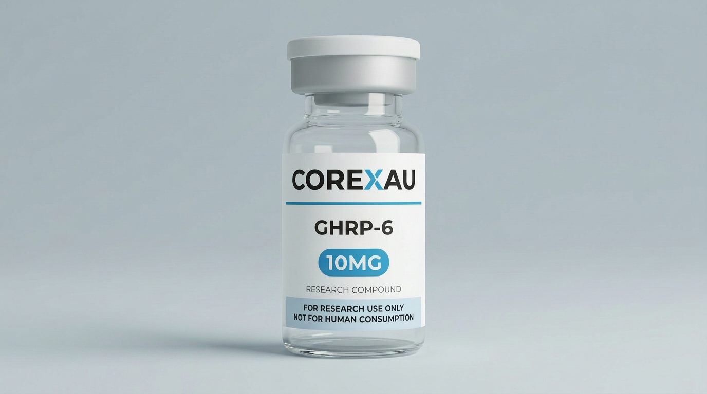 GHRP-6 10mg vial — front view