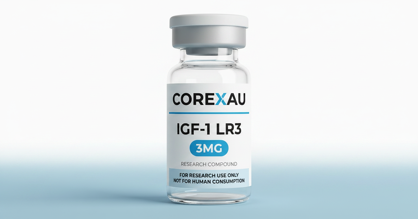 IGF-1 LR3 vial — front view