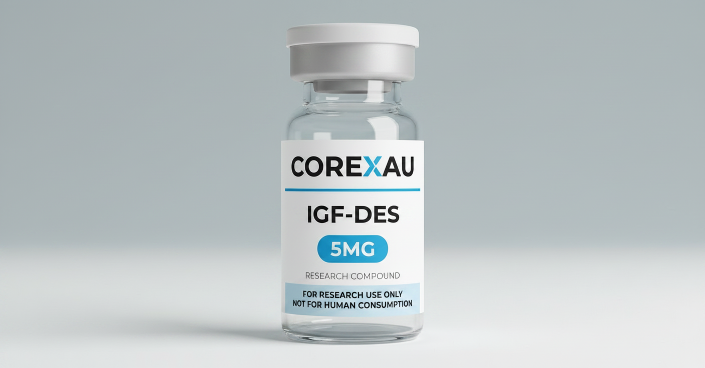 IGF-DES vial — front view