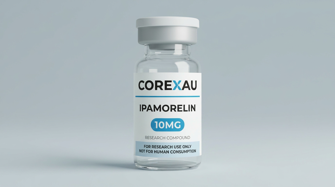 Ipamorelin 10mg vial — front view