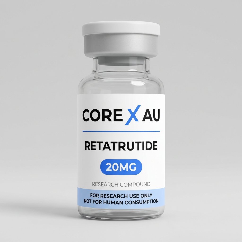 Retatrutide 20mg vial — front view