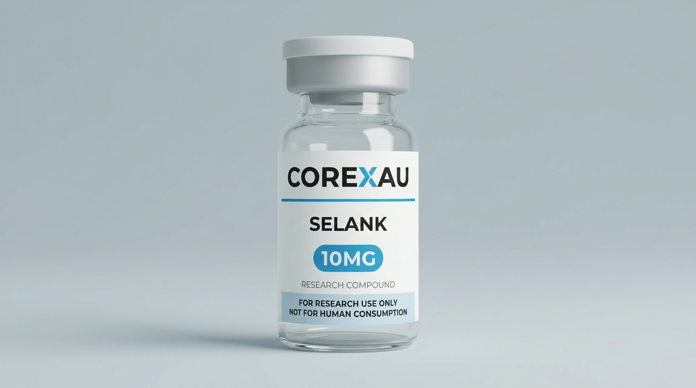 Selank 10mg vial — front view