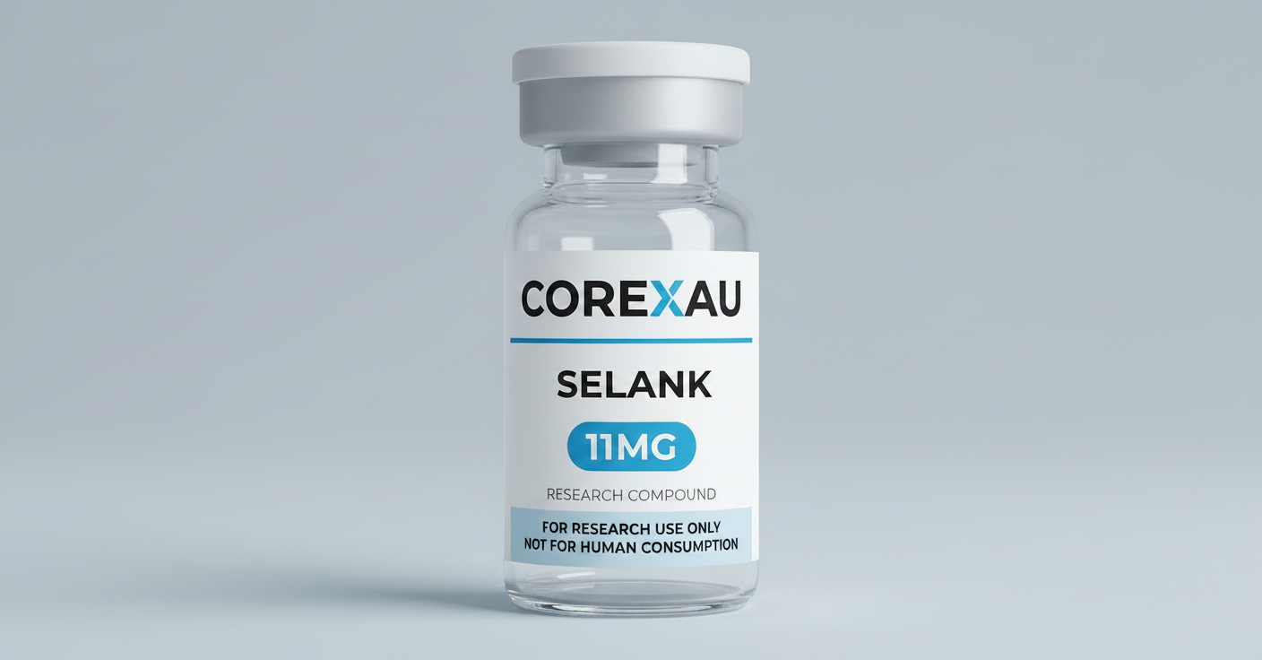 Selank 11mg vial — front view