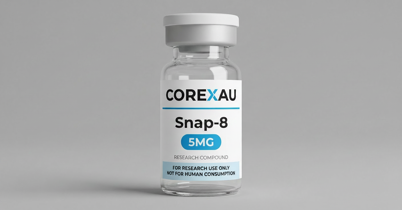 Snap-8 vial — front view