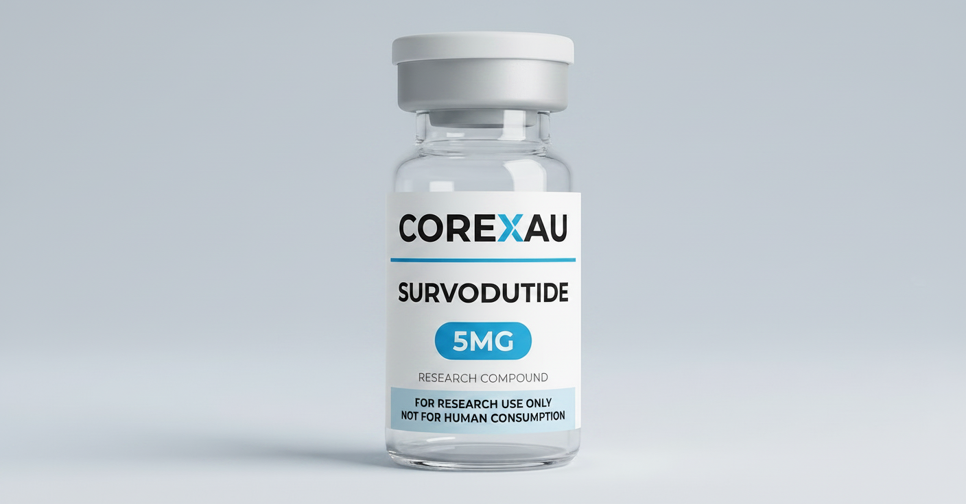 Survodutide vial — front view
